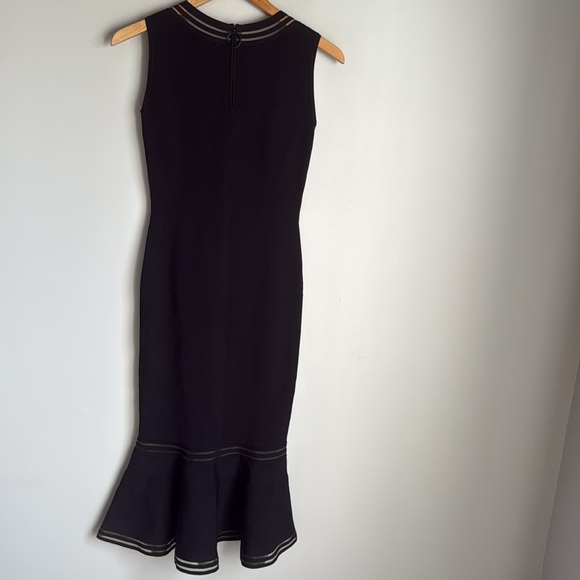 Akris - Sleeveless flared dress in black 2 - Picture 3 of 13